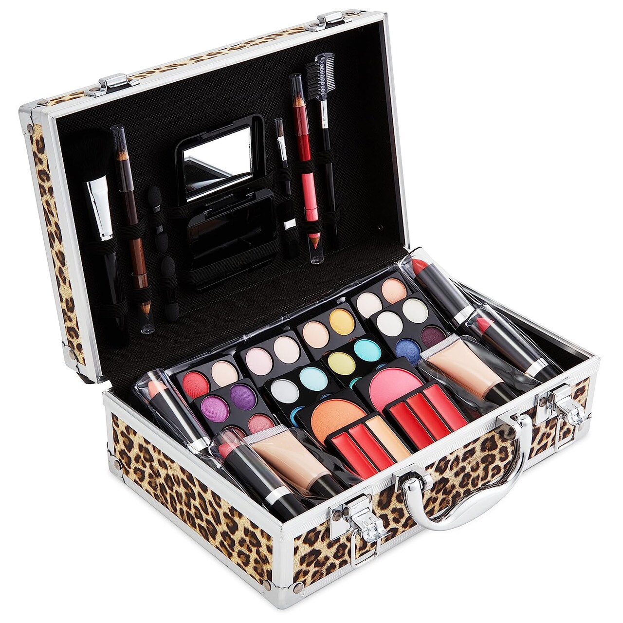 Vokai 79 Piece Makeup Kit - Eye Shadow, Blush, Lip Gloss, Lipstick, Eye &#x26; Lip Liner Pencils, Mascara &#x26; Case